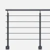 Kordo Garde-Corps, Balustrade<Kit garde-corps aluminium gris anthracite 2m pose latérale, Opalu