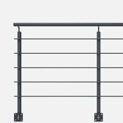 Kordo Garde-Corps, Balustrade<Kit garde-corps aluminium gris anthracite 2m pose latérale, Opalu