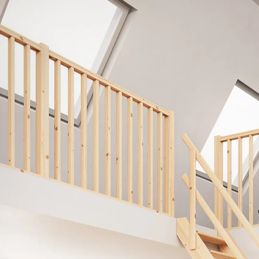 Sogem Garde-Corps, Balustrade<Kit garde-corps en sapin 1m50 Madeira