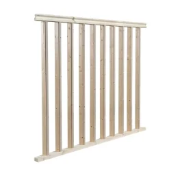 Sogem Garde-Corps, Balustrade<Kit garde-corps en sapin 1m50 Madeira