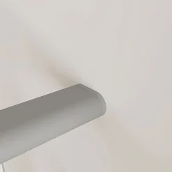 AICA Sanitaire Accessoire D'Escalier<Kit Garde-corps 2m avec raccords muraux - Alu ARGENT - Pose verticale à plat - Pour usage intérieur et extérieur