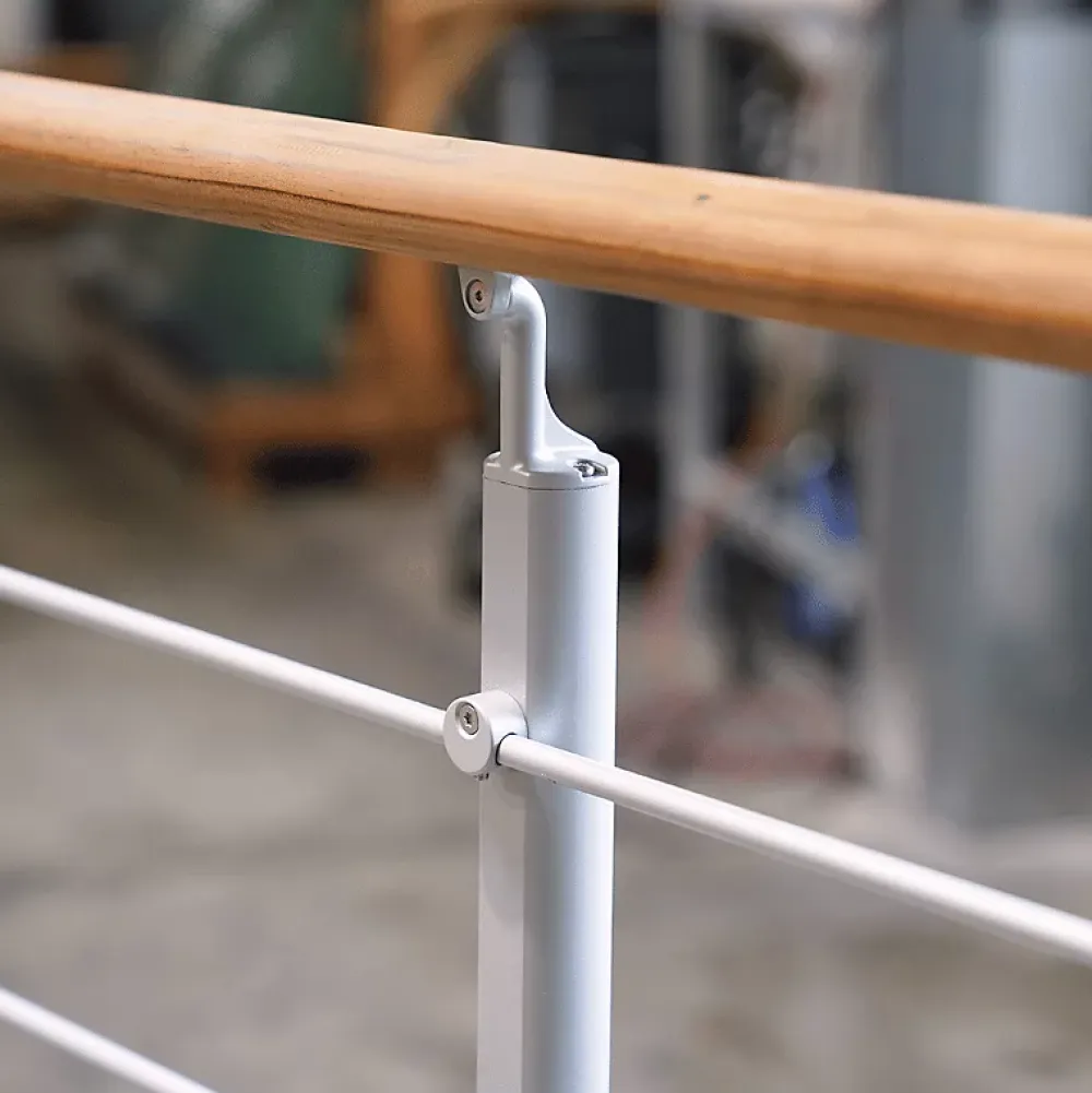Kordo Garde-Corps, Balustrade<Kit garde-corps silver avec main courante Kebony 2m pose en applique, Opalu