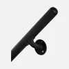 Kordo Kit main courante murale aluminium noir, Inoline- Accessoire D'Escalier