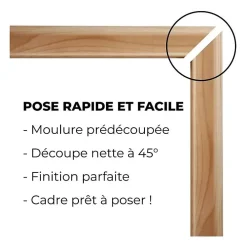 Nordlinger Pro Moulure<Kit moulure décor 2 - 370 à 400cm - Moulure murale bois pour soubassement