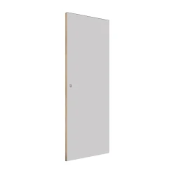 Optimum Kit porte coulissante MDF prêt à peindre 83 cm + Rail- Porte Coulissante