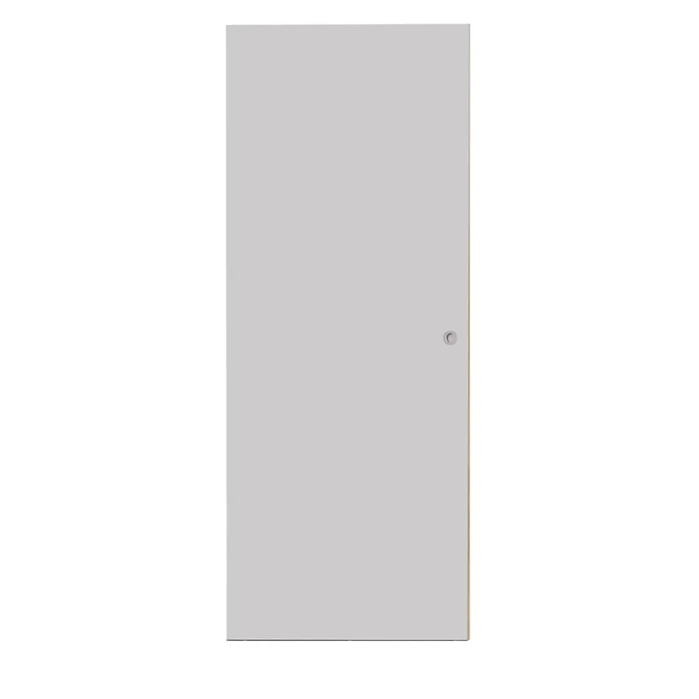 Optimum Kit porte coulissante MDF prêt à peindre 83 cm + Rail- Porte Coulissante