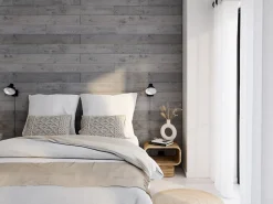 Norsilk Lambris Mural<Lambris épicéa vintage gris 205x13,5cm (vendu à la botte)