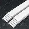 Tecnoprofils Lambris PVC 100 mm - Lot de 10 Lames - Blanc - 2.60 m, 2600 x 100 x 8 mm (2,60 m²)- Lambris Mural