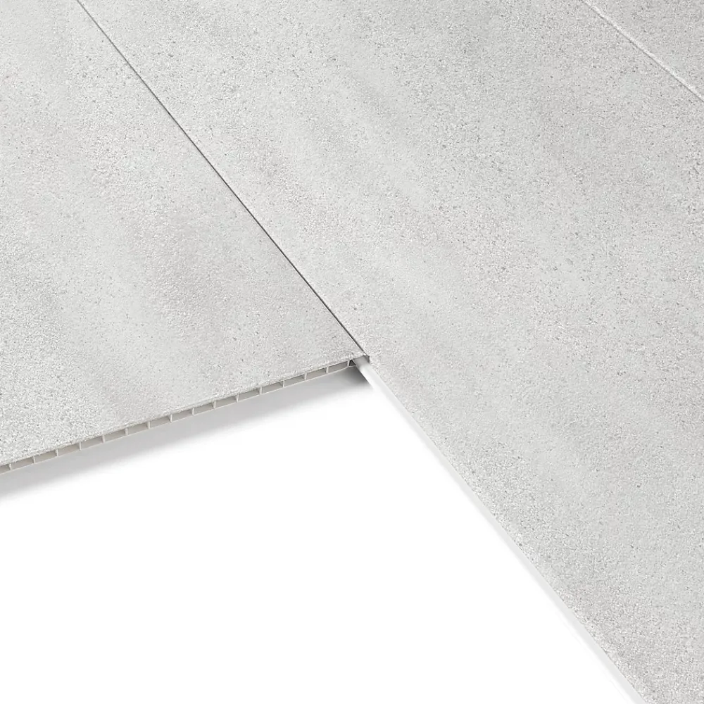 Dumaplast Lambris PVC Dumaclip pierre gris mat 25 x 120 cm- Lambris Mural