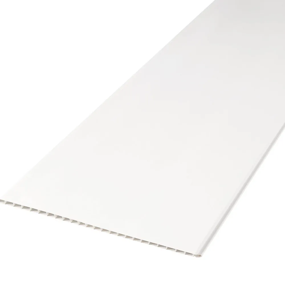 Dumaplast Lambris PVC Dumaclip uni blanc mat 25 x 120 cm- Lambris Mural