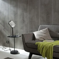 Grosfillex Lambris Mural<Lambris PVC Evolution 3000 béton foncé (vendu à la botte)