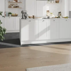 GoodHome Dalle Et Lame Pvc<Lame minérale composite clipsable Italo 129 x 20 cm imitation bois naturel (vendue au carton)