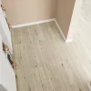 GoodHome Lame minérale composite clipsable Italo 129 x 20 cm décor bois clair rustique (vendue au carton)- Dalle Et Lame Pvc