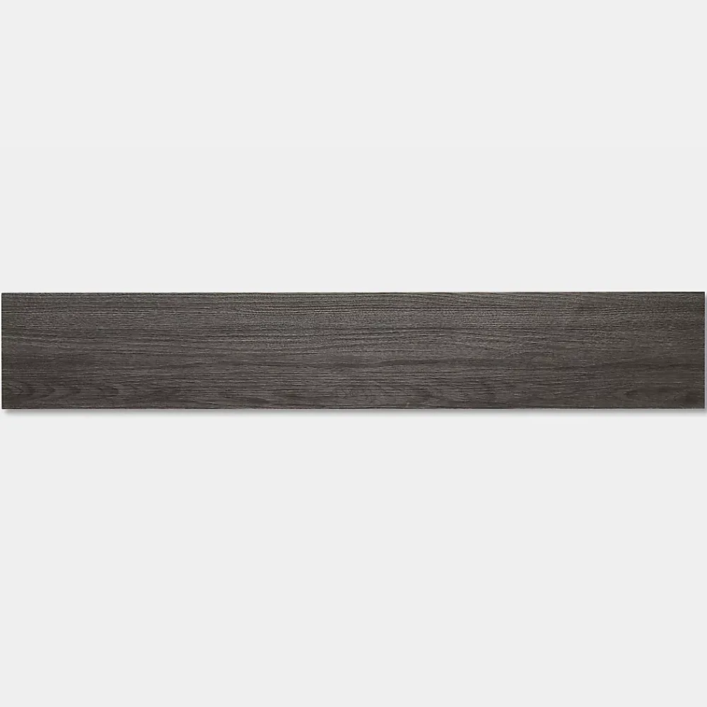 GoodHome Dalle Et Lame Pvc<Lame PVC adhésive PopRock Bois gris foncé 15 x 91 cm (vendue au carton)
