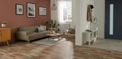 GoodHome Dalle Et Lame Pvc<Lame PVC adhésive PopRock décor bois multi-lames 15 x 91 cm (vendue au carton)