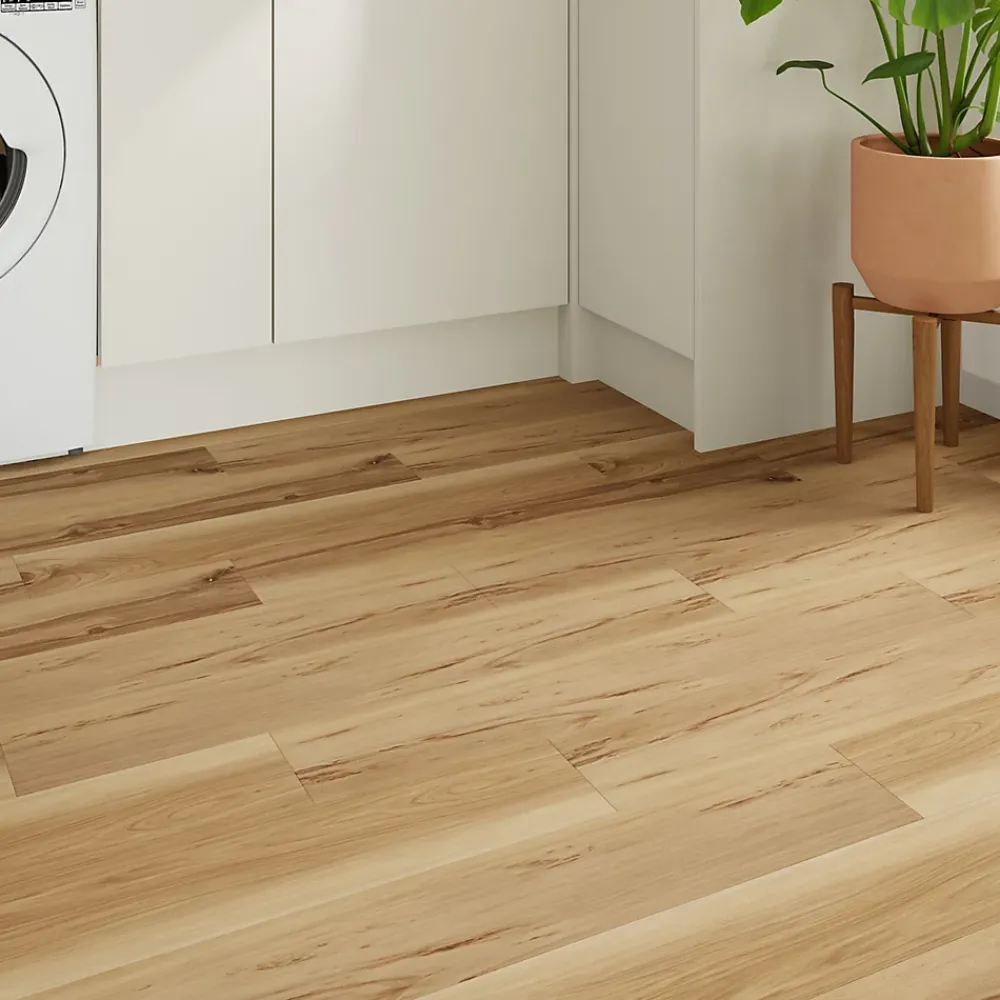 GoodHome Dalle Et Lame Pvc<Lame PVC adhésive Ragga bois naturel rustique 15,2 x 91,4 cm