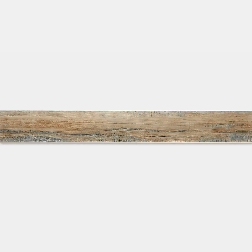GoodHome Dalle Et Lame Pvc<Lame PVC clipsable Baila décor bois brun vintage L. 122 x l. 15 cm