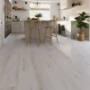 GoodHome Lame PVC clipsable Capella effet bois blanc 22,5 x 122 cm- Dalle Et Lame Pvc