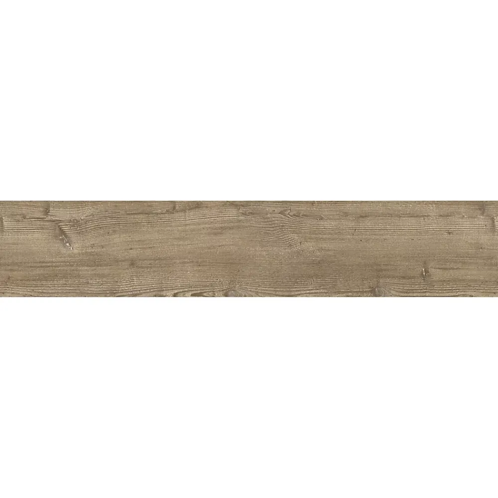 GoodHome Dalle Et Lame Pvc<Lame PVC clipsable Capella décor bois brun rustique 22,5 x 122 cm