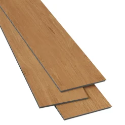 GoodHome Lame PVC clipsable effet bois blond L.121,9 x l.17,8 cm x ép.4,5 mm, Mambo- Dalle Et Lame Pvc