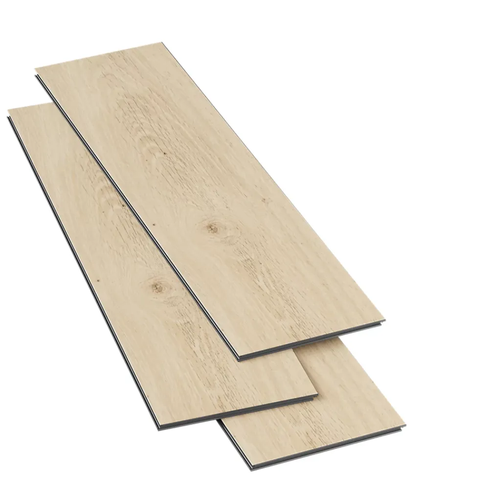 GoodHome Dalle Et Lame Pvc<Lame PVC clipsable Mambo chevron décor chêne naturel (vendue au carton)