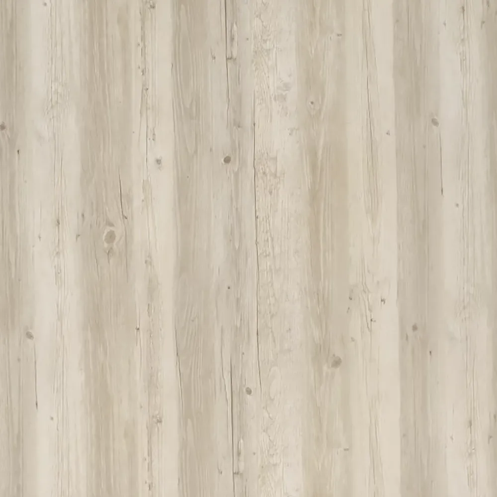 GoodHome Dalle Et Lame Pvc<Lame PVC clipsable Mambo 124x19 cm décor bois blanc rustique (vendue au carton)
