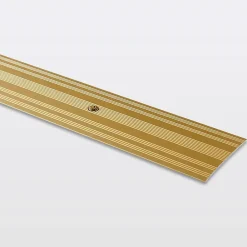 GoodHome Barre De Seuil|Barre De Seuil<Large barre de seuil en aluminium décor doré mat 60 x 930 mm