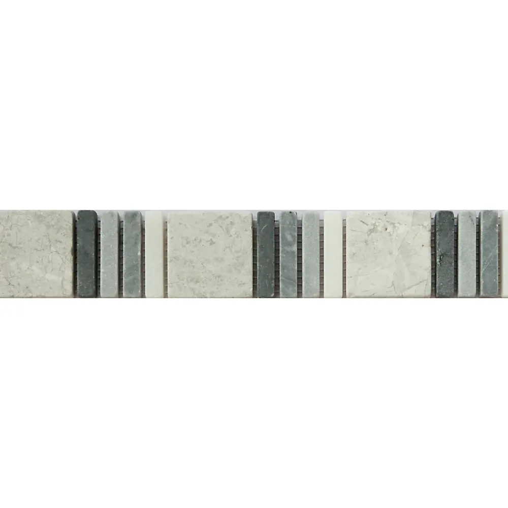 GoodHome Listel pierre beige 5x30cm Thebes- Listel Carrelage