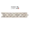Casa Linéa Travertin<LISTEL RENAISSANCE ROMA TRAVERTIN NATUREL 1 PIÈCE 6 X 28,5 CM CASA LINEA