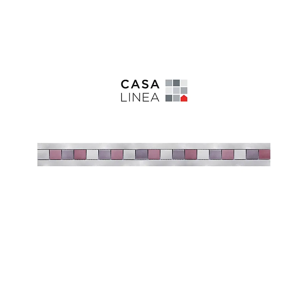 Casa Linéa Mosaïque Pour Pièce À Vivre<LISTEL VIOLET 1 PIÈCE 6 x 60 CM CASA LINEA