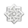 Profhome Élément décoratif 160503 Rosace diametre 9,1 cm- Moulure Et Rosace De Plafond