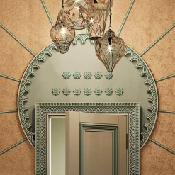 Profhome Élément décoratif 160503 Rosace diametre 9,1 cm- Moulure Et Rosace De Plafond