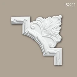 Profhome Élément de coin 152292 Élement décorative- Moulure Et Rosace De Plafond