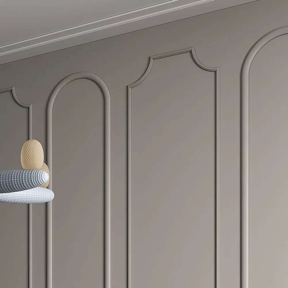 Profhome Élément de coin 152815 Élément décoratif- Moulure Et Rosace De Plafond