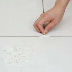 Diall Lot 250 croisillons en T écart 2 mm- Outils Du Carreleur