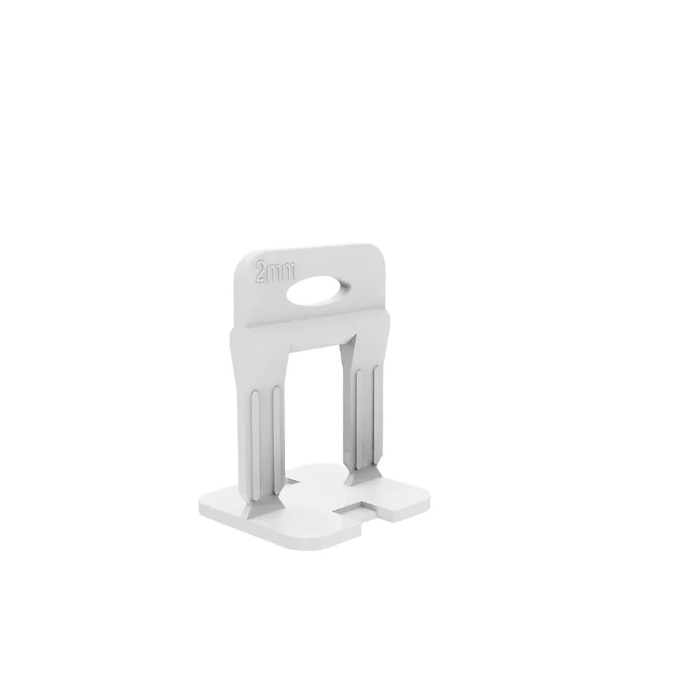 Diall Lot 100 croisillons niveleurs écart 2 mm- Outils Du Carreleur