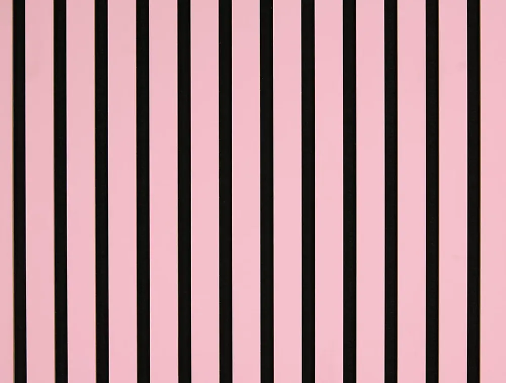 Mpdiscount Panneau Décoratif En Bois<Lot 4 pièces - Panneau Acoustique - Rose - Feutrine Noir - 240x60x1.1cm