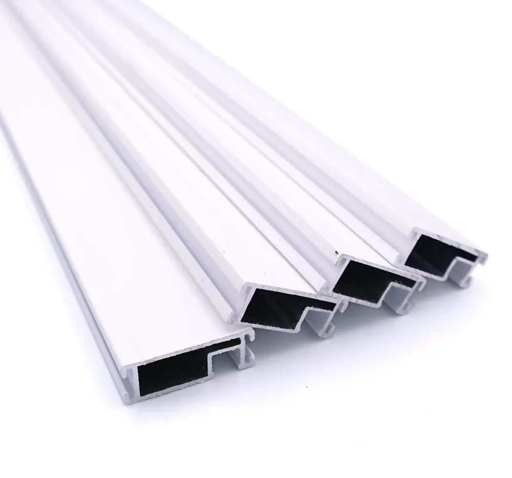 Avosdim Lot 4 Profils Moustiquaire Cadre recoupable - Longueur 160cm - Alu Blanc- Moustiquaire Pour Fenêtre