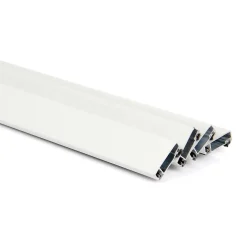 Avosdim Lot 4 Profils Moustiquaire Cadre recoupable - Longueur 160cm - Alu Blanc- Moustiquaire Pour Fenêtre