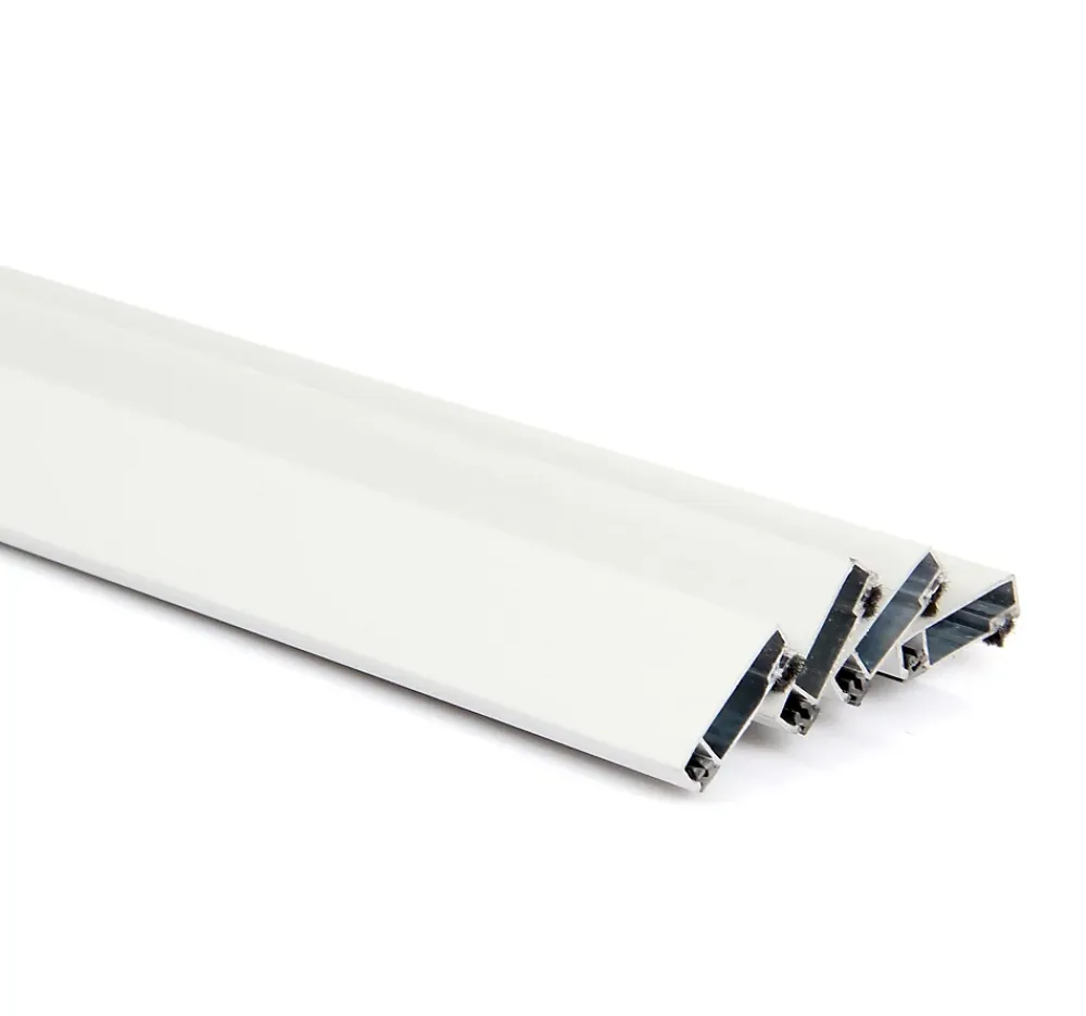 Avosdim Lot 4 Profils Moustiquaire Cadre recoupable - Longueur 100cm - Alu Blanc- Moustiquaire Pour Fenêtre