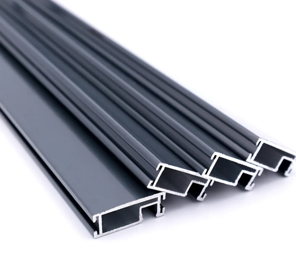 Avosdim Lot 4 Profils Moustiquaire Cadre recoupable - Longueur 160cm - Alu Gris Anthracite- Moustiquaire Pour Fenêtre