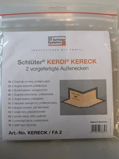 Schlüter Sous-Couche Parquet Et Stratifié|Sous-Couche Sol Pvc<Lot de 2 angles sortants 90 préformés étanches KERDI-KERECK FA -