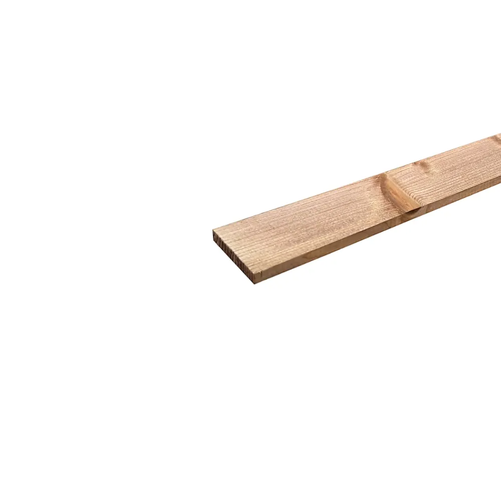 Wood&Sens Moulure<Lot de 25 Champlats Sapin Traité marron, L.2,50 m x l.3,75 cm x Ep.7,3 mm