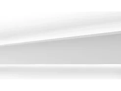 Vente-unique Lot de 3 corniches plafond en polystyrène L290 x l4.7 x H10 cm blanc - IONITA- Moulure Et Rosace De Plafond