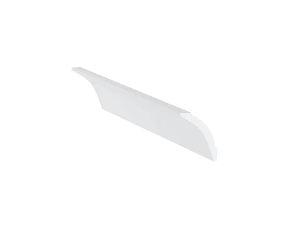 Vente-unique Lot de 3 corniches plafond en polystyrène L290 x l1.4 x H5 cm blanc - RENODA- Moulure Et Rosace De Plafond