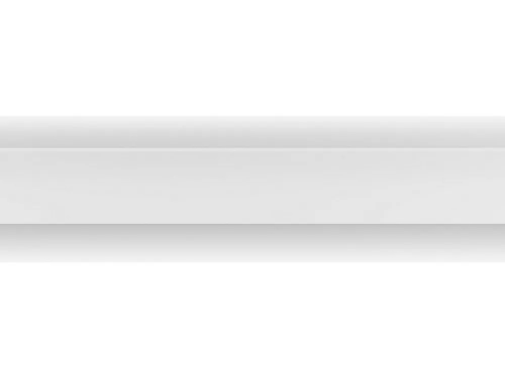 Vente-unique Lot de 3 corniches plafond en polystyrène L290 x l1.4 x H5 cm blanc - RENODA- Moulure Et Rosace De Plafond