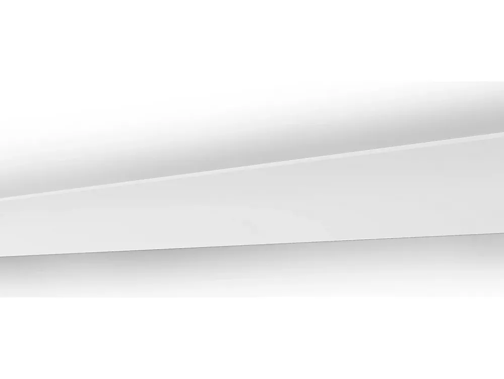 Vente-unique Lot de 3 corniches plafond en polystyrène L290 x l1.4 x H5 cm blanc - RENODA- Moulure Et Rosace De Plafond