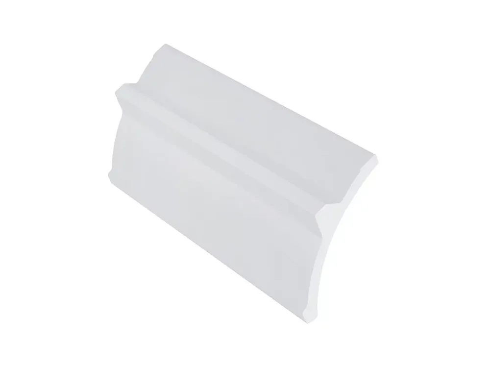 Vente-unique Moulure Et Rosace De Plafond<Lot de 3 corniches plafond en polystyrène L290 x l4.6 x H9 cm blanc - DORICA
