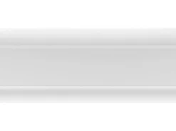 Vente-unique Moulure Et Rosace De Plafond<Lot de 3 corniches plafond en polystyrène L290 x l4.6 x H9 cm blanc - DORICA