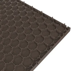 Intec Dalle Pvc Garage<Lot de 6 Dalles de sol Clipsables Marron Taupe 116x76x3cm Polypropylène Revêtement de Sol Modulable 4.61m2